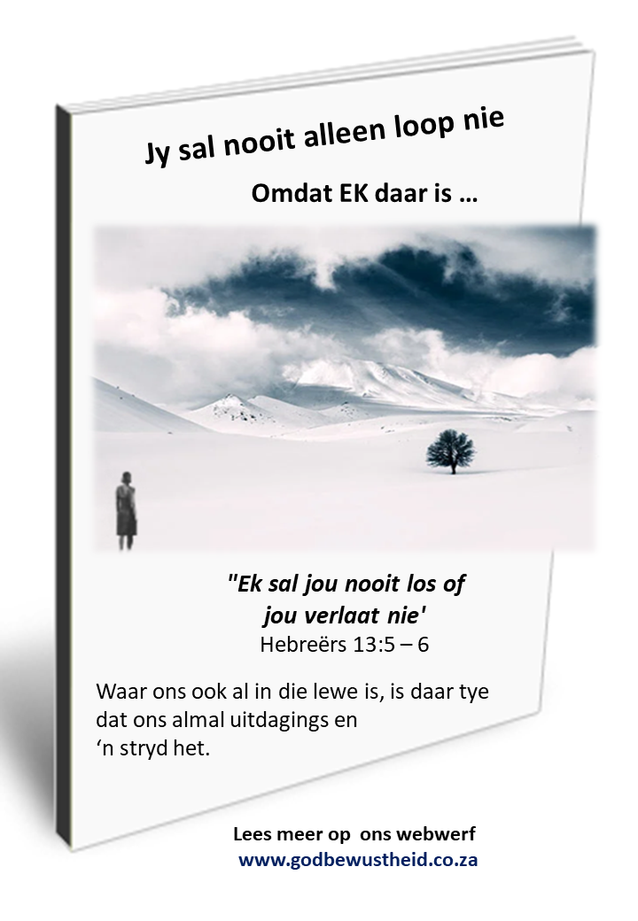 Jy sal nooit alleen loop nie