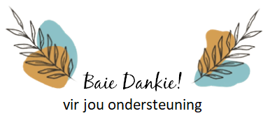 Ondersteun Ons - content page - Baie dankie